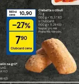 Tesco Ciabatta s cibulí nabídka