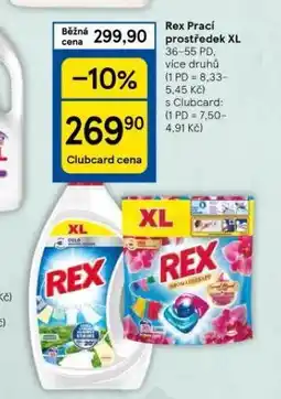 Tesco Rex prací prostředek nabídka