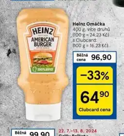 Tesco Heinz omáčka nabídka