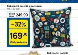 Tesco Dekorační polštář nabídka