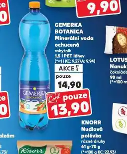 Kaufland Gemerka botanica ochucená nabídka