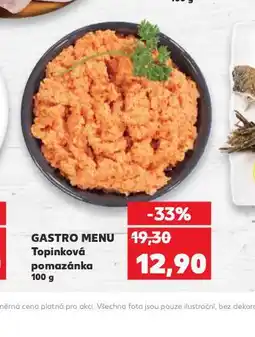 Kaufland Topinková pomazánka nabídka