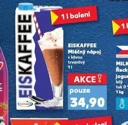 Kaufland Eiskaffee mléčný nápoj nabídka