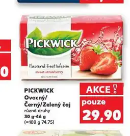 Kaufland Pickwick čaj nabídka