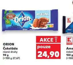Kaufland Orion čokoláda nabídka