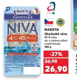 Kaufland Madeta jihočeská niva nabídka
