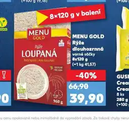 Kaufland Menu gold rýže dlouhozrnná nabídka