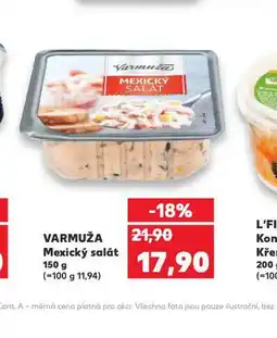 Kaufland Varmuža mexický salát nabídka