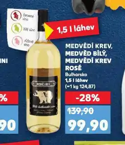 Kaufland Medvědí krev rosé nabídka