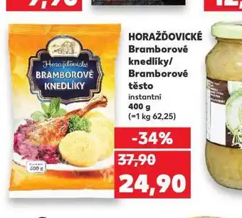 Kaufland Bramborové knedlíky / bramborové těsto nabídka