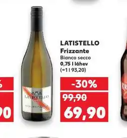 Kaufland Latistello frizzante nabídka