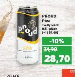 Kaufland Pivo proud nabídka