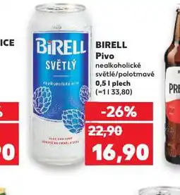 Kaufland Pivo birell nabídka