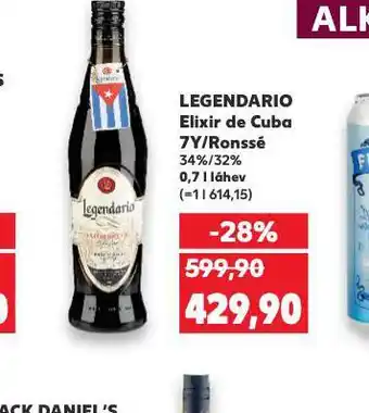 Kaufland Legendario elixír de cuba 7y/ ronssé nabídka