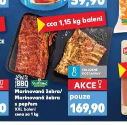 Marinovaná žebra s pepřem