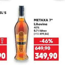 Kaufland Metaxa 7 nabídka