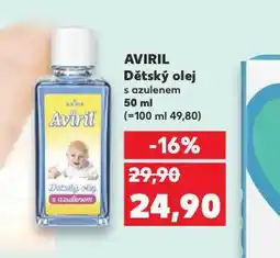 Kaufland Aviril dětský olej s azulenem nabídka