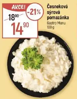 Globus Česneková sýrová pomazánka nabídka