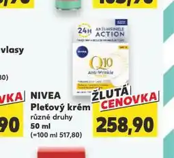 Kaufland Nivea pleťový krém nabídka