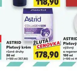 Kaufland Astrid pleťový krém nabídka