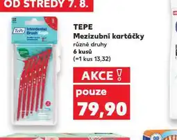 Kaufland Tepe mezizubní kartáčky nabídka
