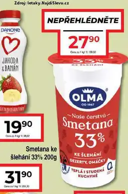 Hruška Olma smetana ke šlehání nabídka