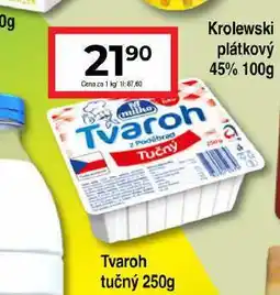 Hruška Tvaroh tučný nabídka