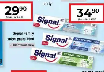 Hruška Signal zubní pasta nabídka