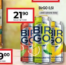 Hruška Birgo nealkoholické pivo nabídka