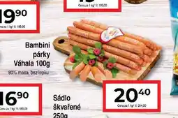 Hruška Bambini párky nabídka