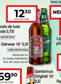 Hruška Pivo ostravar nabídka