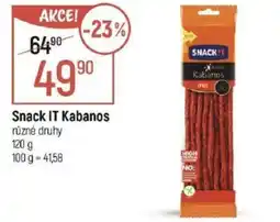 Globus Snack IT Kabanos nabídka