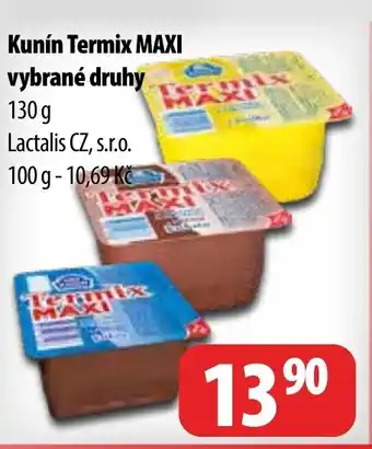 Partner Maloobchodní síť Kunín Termix MAXI vybrané druhy nabídka