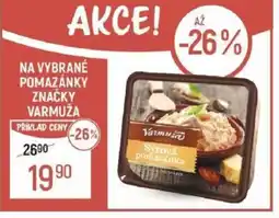 Globus NA VYBRANÉ POMAZÁNKY ZNAČKY VARMUŽA nabídka