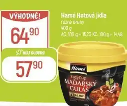 Globus Hamé Hotová jídla nabídka