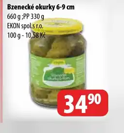 Partner Maloobchodní síť Bzenecké okurky 6-9 cm nabídka