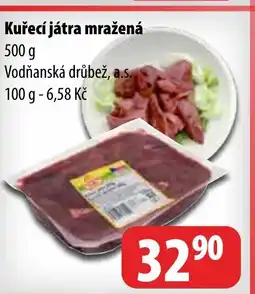 Partner Maloobchodní síť Kuřecí játra mražená nabídka