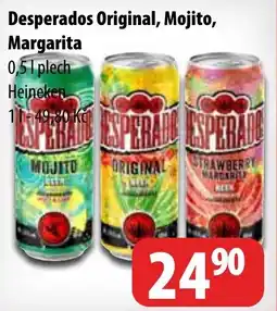 Desperados Original, Mojito, Margarita