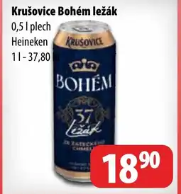 Partner Maloobchodní síť Krušovice Bohém ležák nabídka
