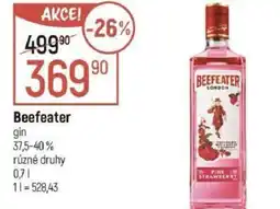 Globus Beefeater Gin nabídka