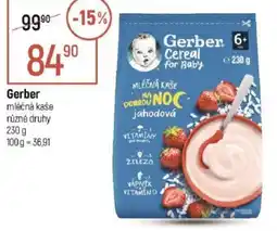 Globus Gerber mléčná kaše nabídka