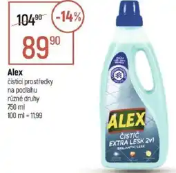 Globus Alex čisticí prostředky na podlahu nabídka