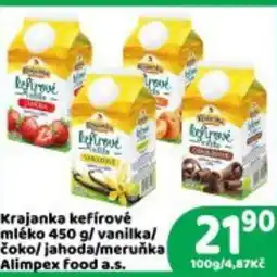 Brněnka Krajanka kefírové nabídka