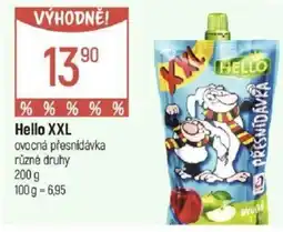 Globus Hello XXL ovocná přesnídávka nabídka