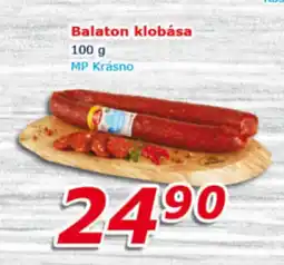 ESO MARKET Balaton klobása nabídka