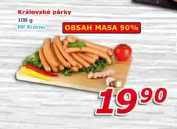 ESO MARKET Královské párky nabídka