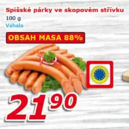 ESO MARKET Spišské párky ve skopovém střívku nabídka