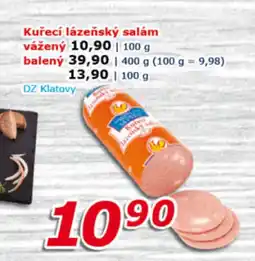 ESO MARKET Kuřecí lázeňský salám nabídka