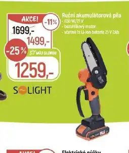Globus Ruční akumulátorová pila nabídka
