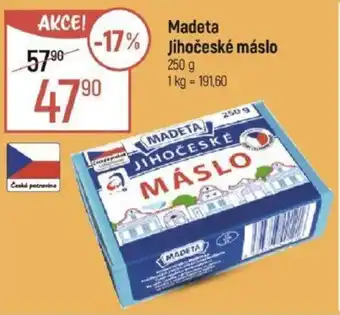 Globus Madeta Jihočeské máslo nabídka